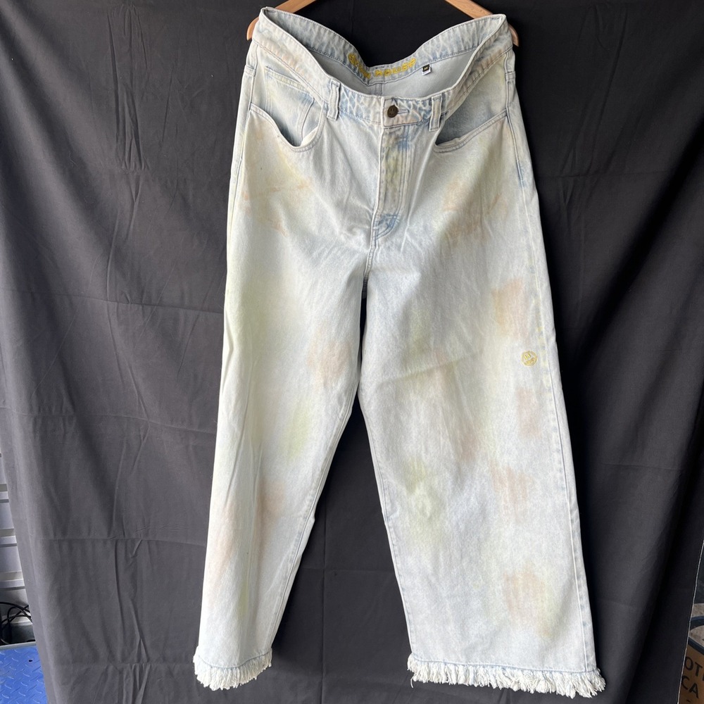 Drew House ultra wide leg jean Huston Wash Size 38 …b37
